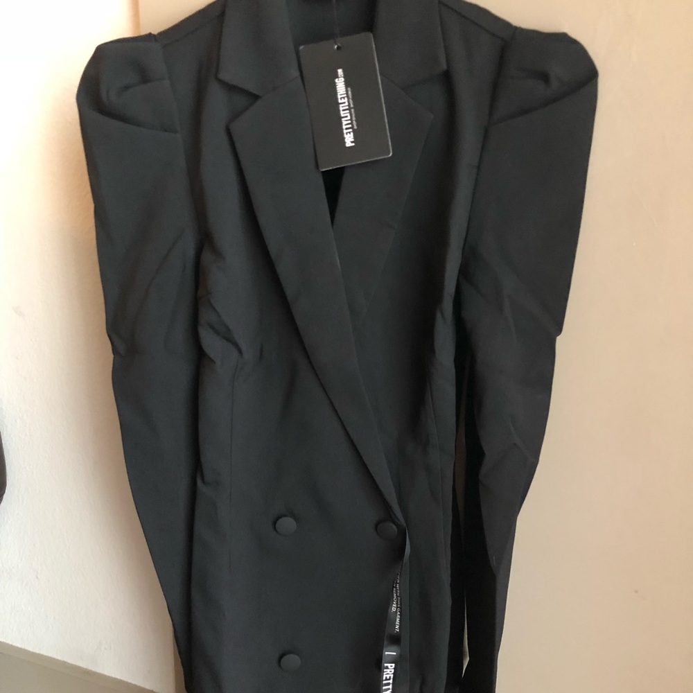 Black blazer dress